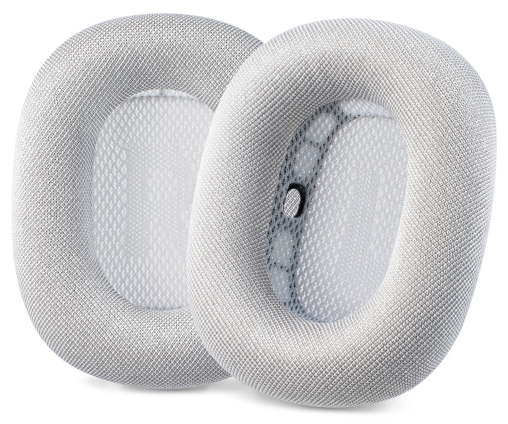 AHG Accessory House Global Upgraded Replacement airpods max ear Cushions pads compatible with Apple AirPods Max Headphones (Silver). Silicone Lined Mesh/High-Density Foam/Strong Magnet