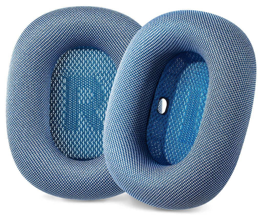 AHG Accessory House Global Upgraded Replacement airpods max ear Cushions pads compatible with Apple AirPods Max Headphones (Sky Blue). Silicone Lined Mesh/High-Density Foam/Strong Magnet